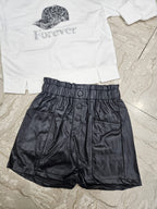 Completo Foreverbianco e nero prezzo €19,99 scontato €14,99 tg 6 anni 10 anni 12 anni