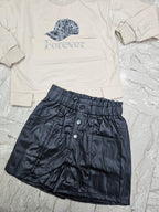 Completo Foreverbianco e nero prezzo €19,99 scontato €14,99 tg 6 anni 10 anni 12 anni