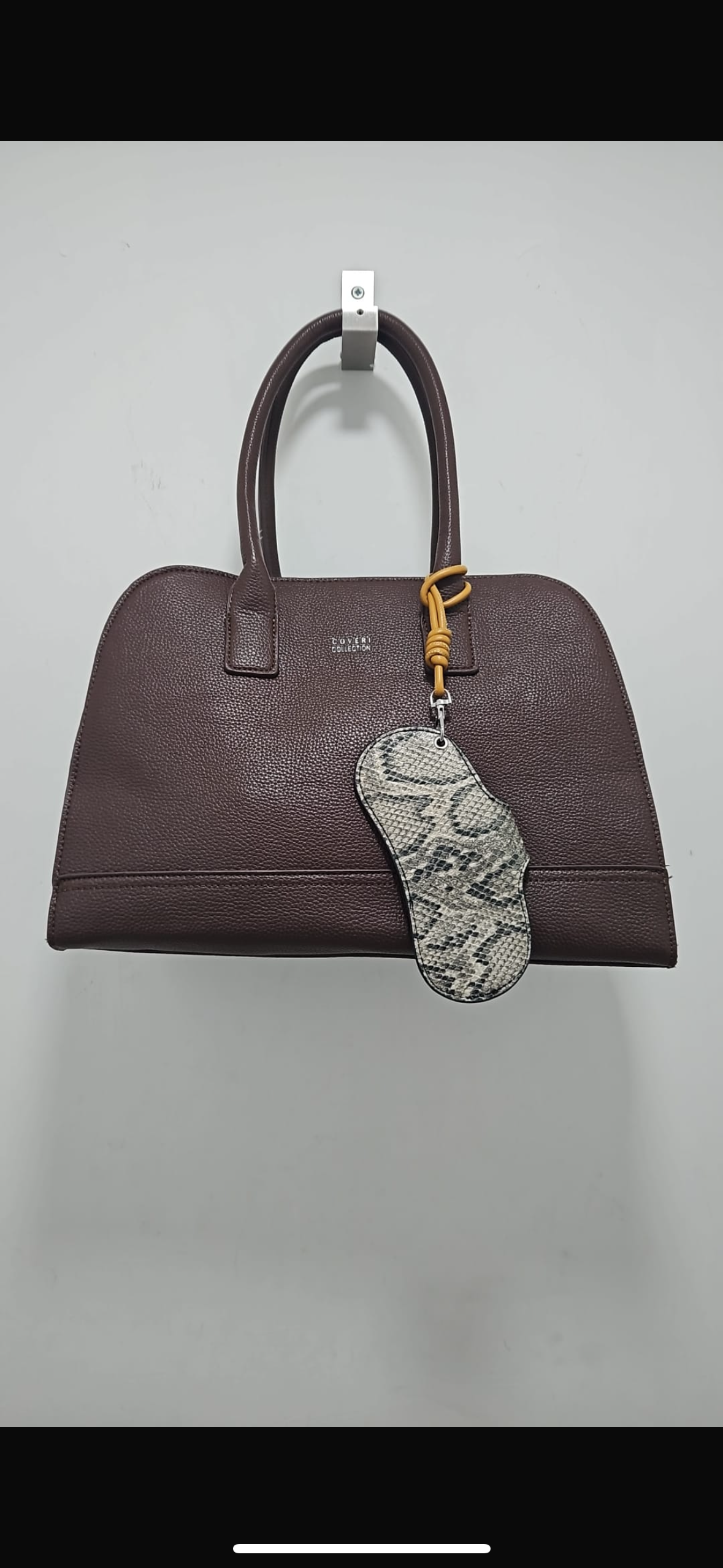 Borsa a mano in ecopelle – Coveri Collection con portachiavi