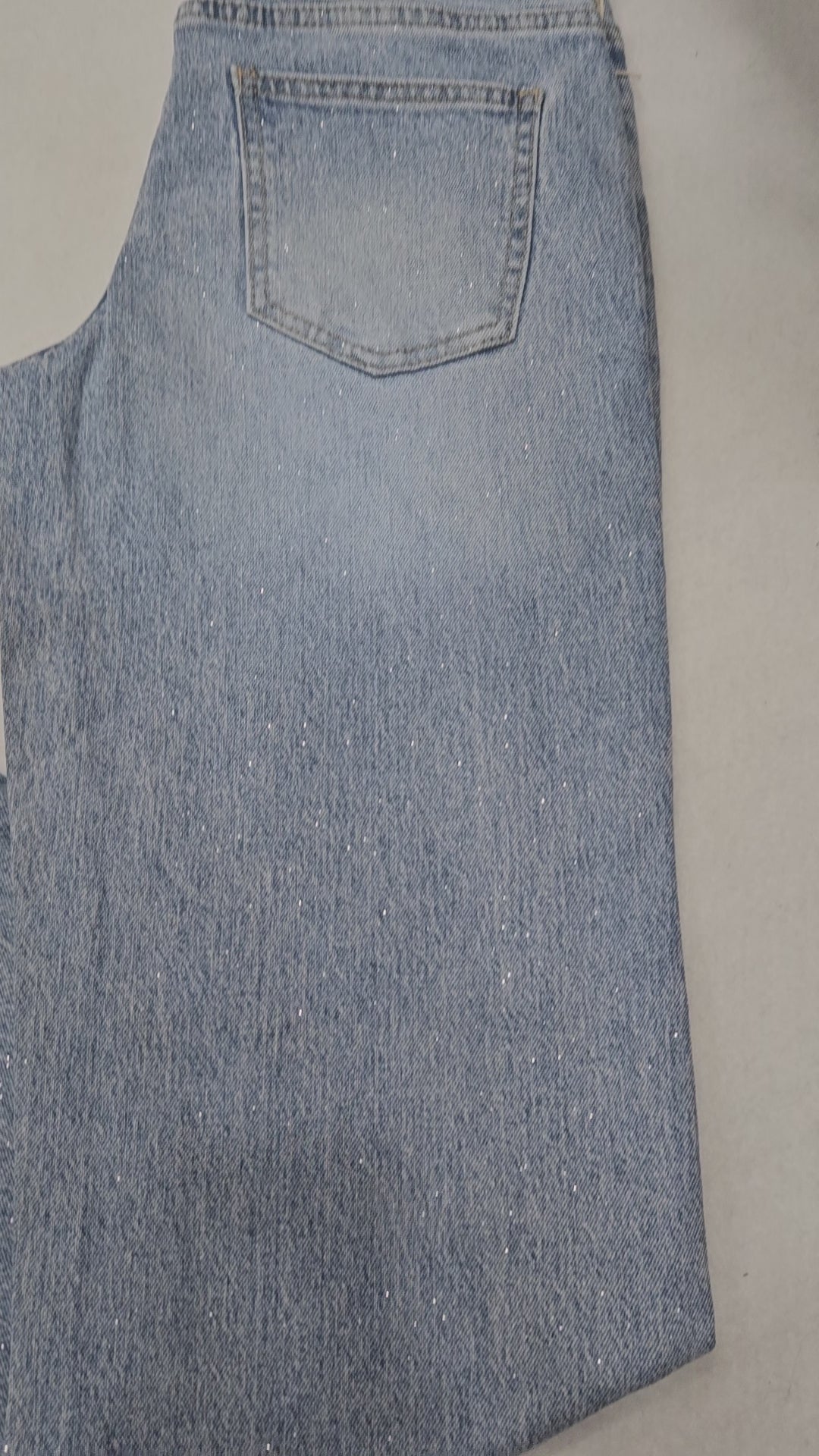 Jeans palazzo glitter
