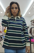 Polo a righe