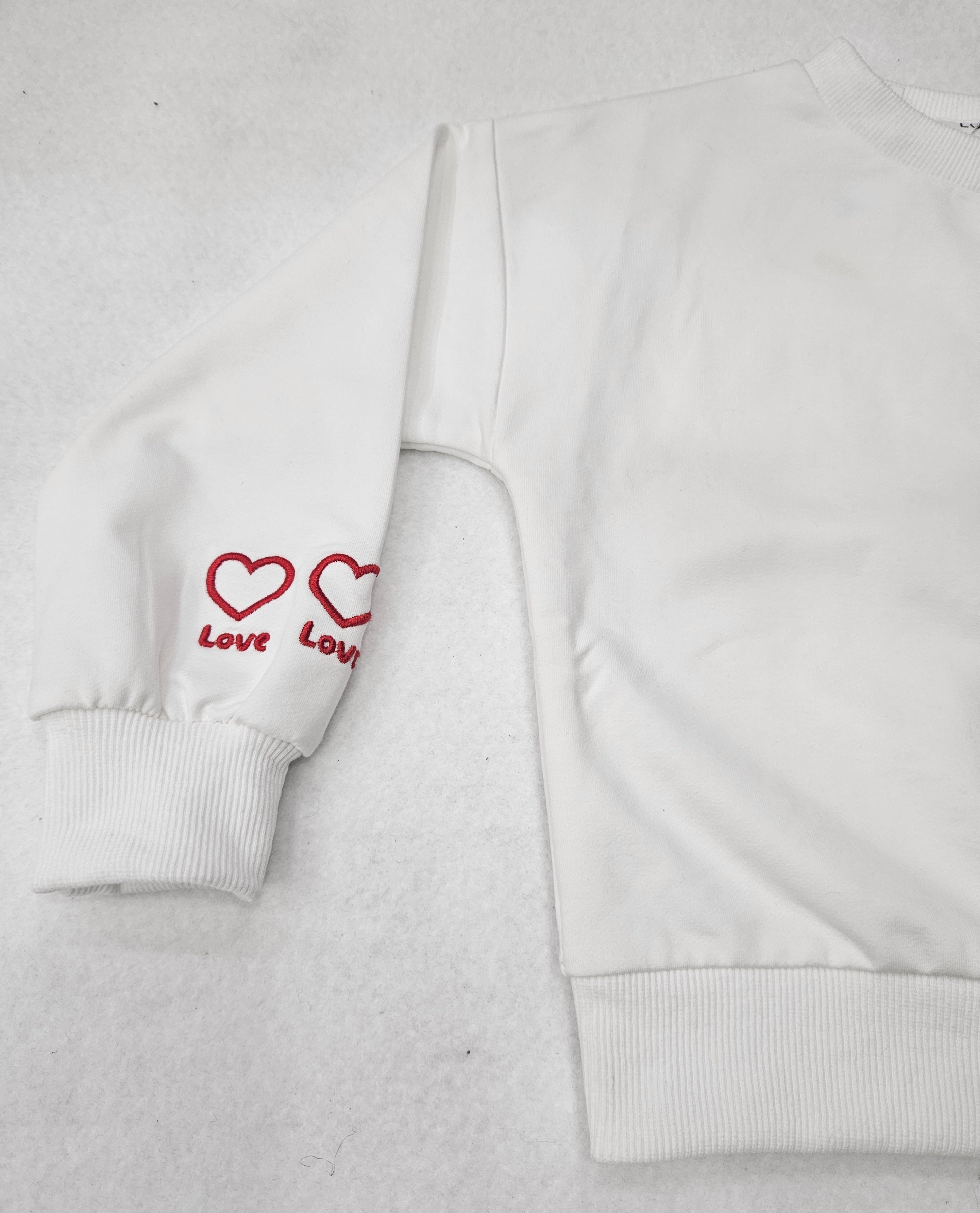 Felpa cuore new collection
