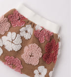 Gonna applicazioni floreali ido