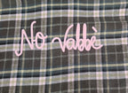 Camicia flanella "NO VABBE'"