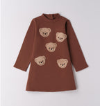 Vestito felpato orsetti ido