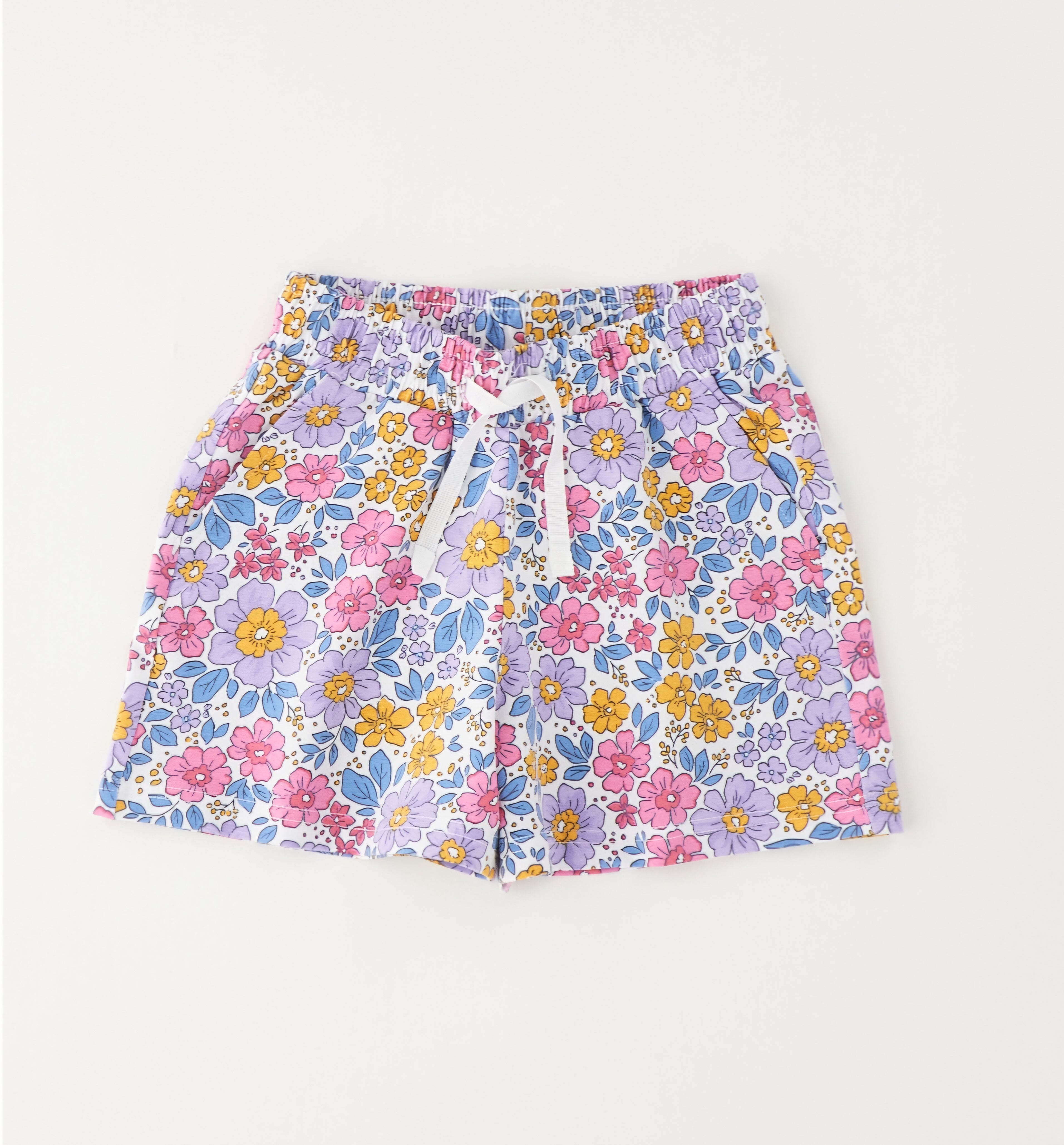 Pantaloncino cotone floreale ido