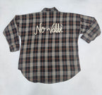 Camicia flanella "NO VABBE'"