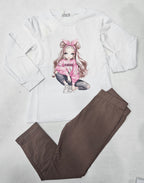 Completo barbie in cotone leggero
