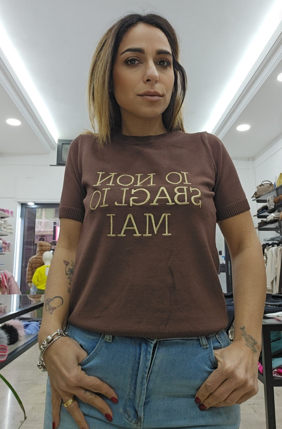 Tshirt "io non sbaglio mai"