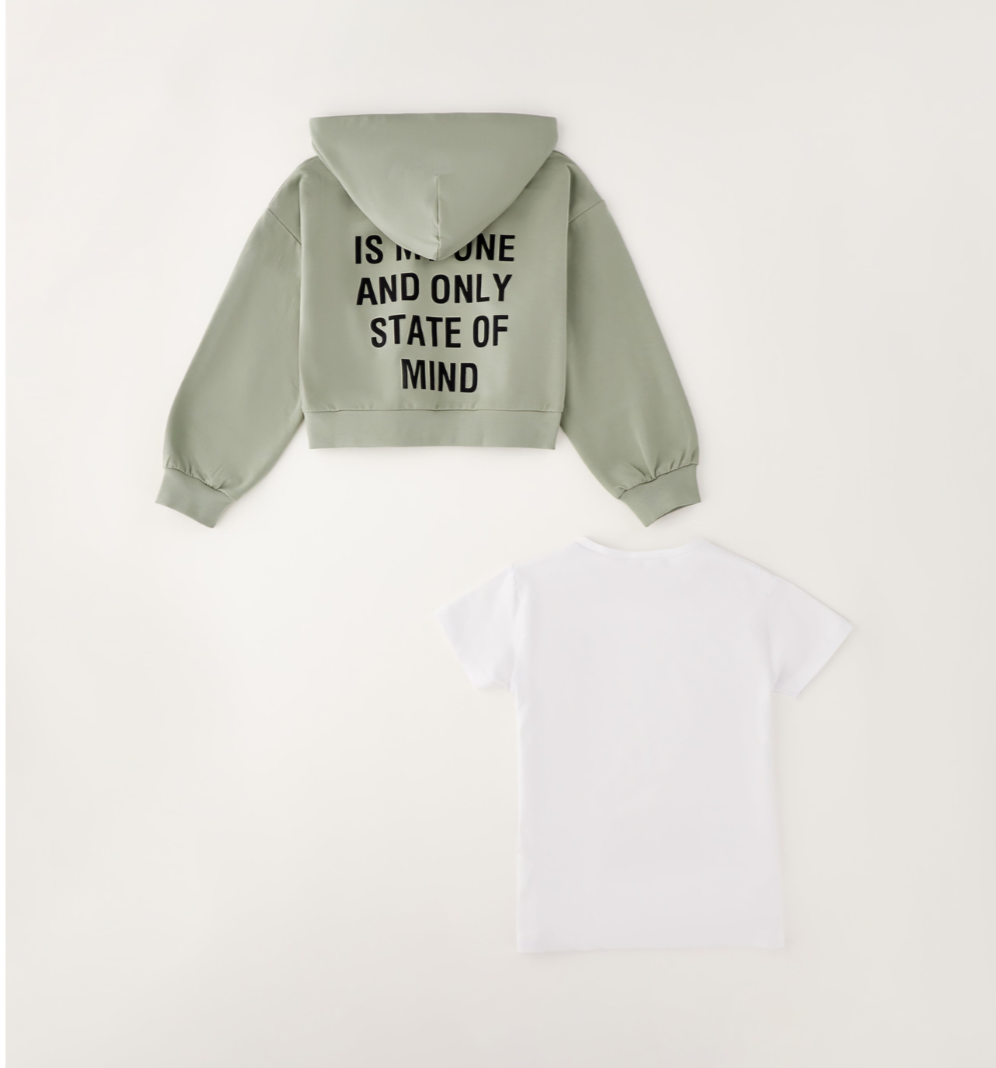 Completo tshirt+ felpa ragazza ido