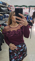 Tshirt fiori e trasparenza