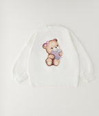 Felpina in cotone con zip ido