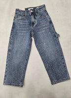 Jeans balloon con brillantini