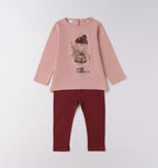 Completo idoo leggins e maxi tshirt