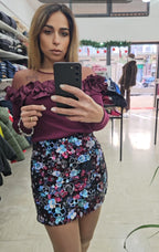 Tshirt fiori e trasparenza