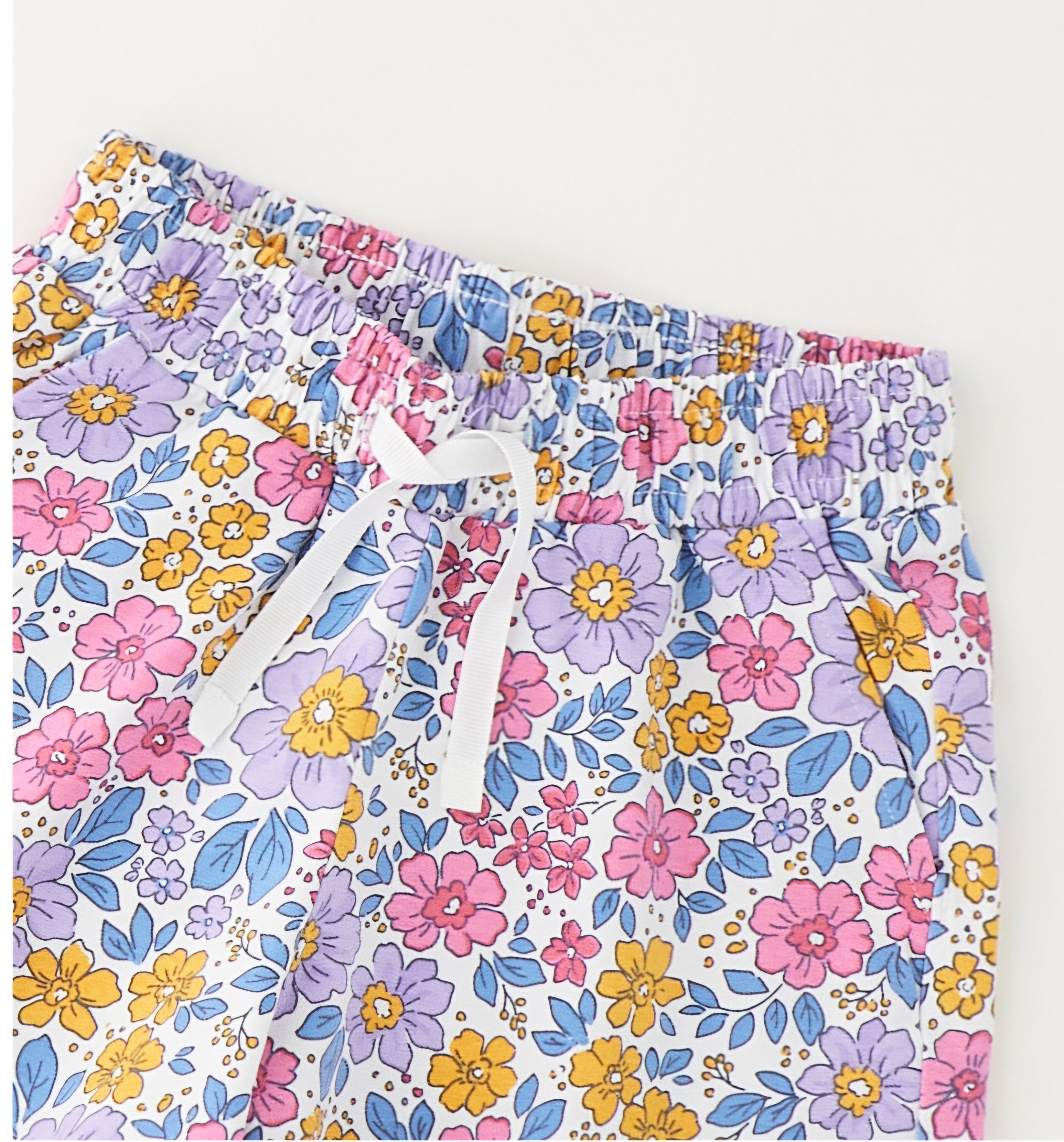 Pantaloncino cotone floreale ido