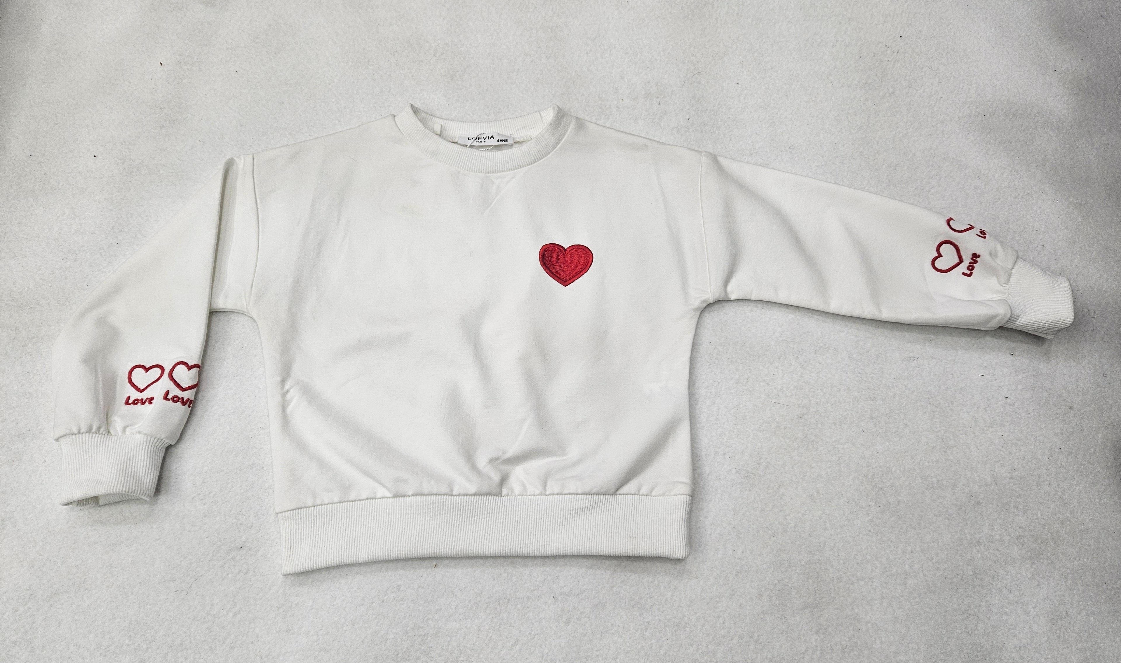 Felpa cuore new collection