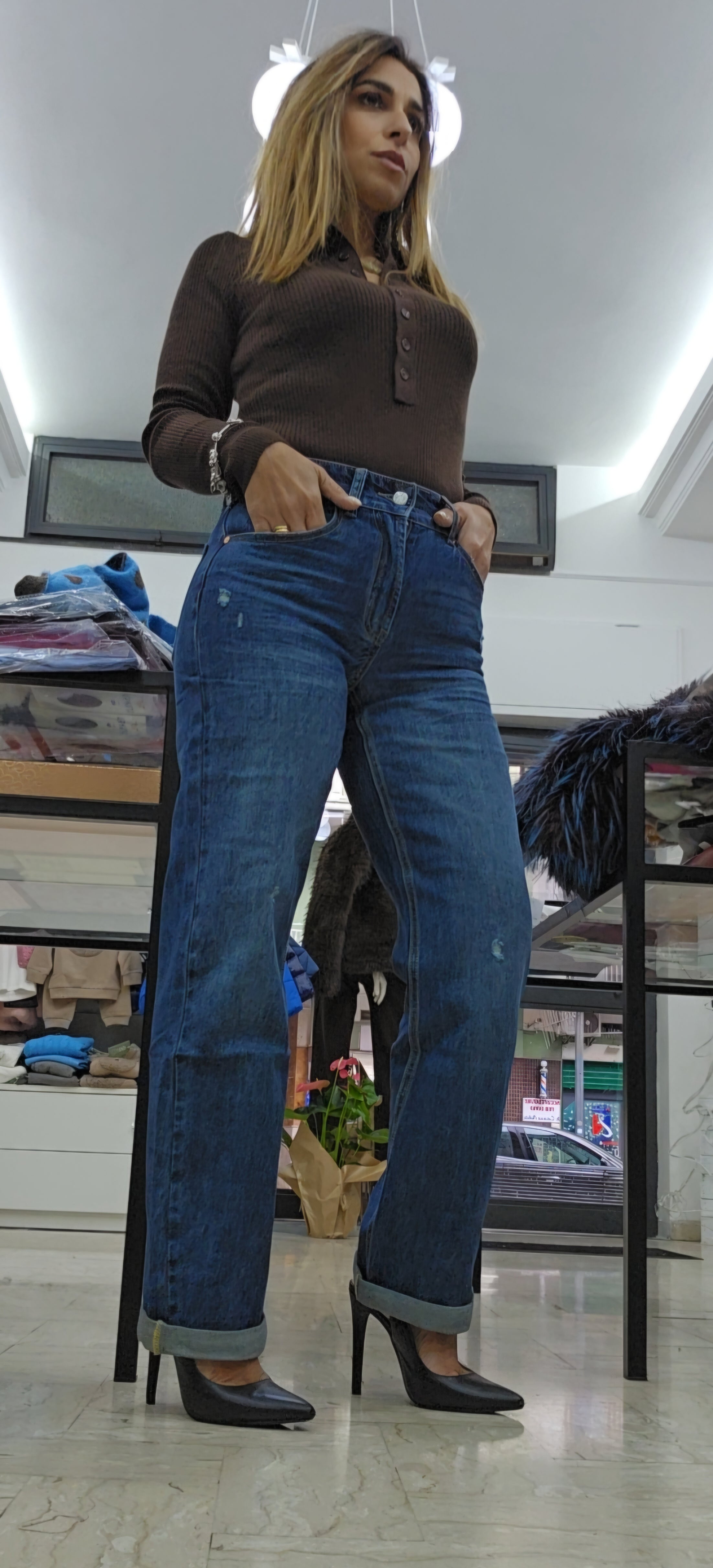 Jeans modello palazzo