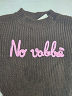 Maglioncino bimba NO VABBE'