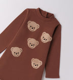 Vestito felpato orsetti ido