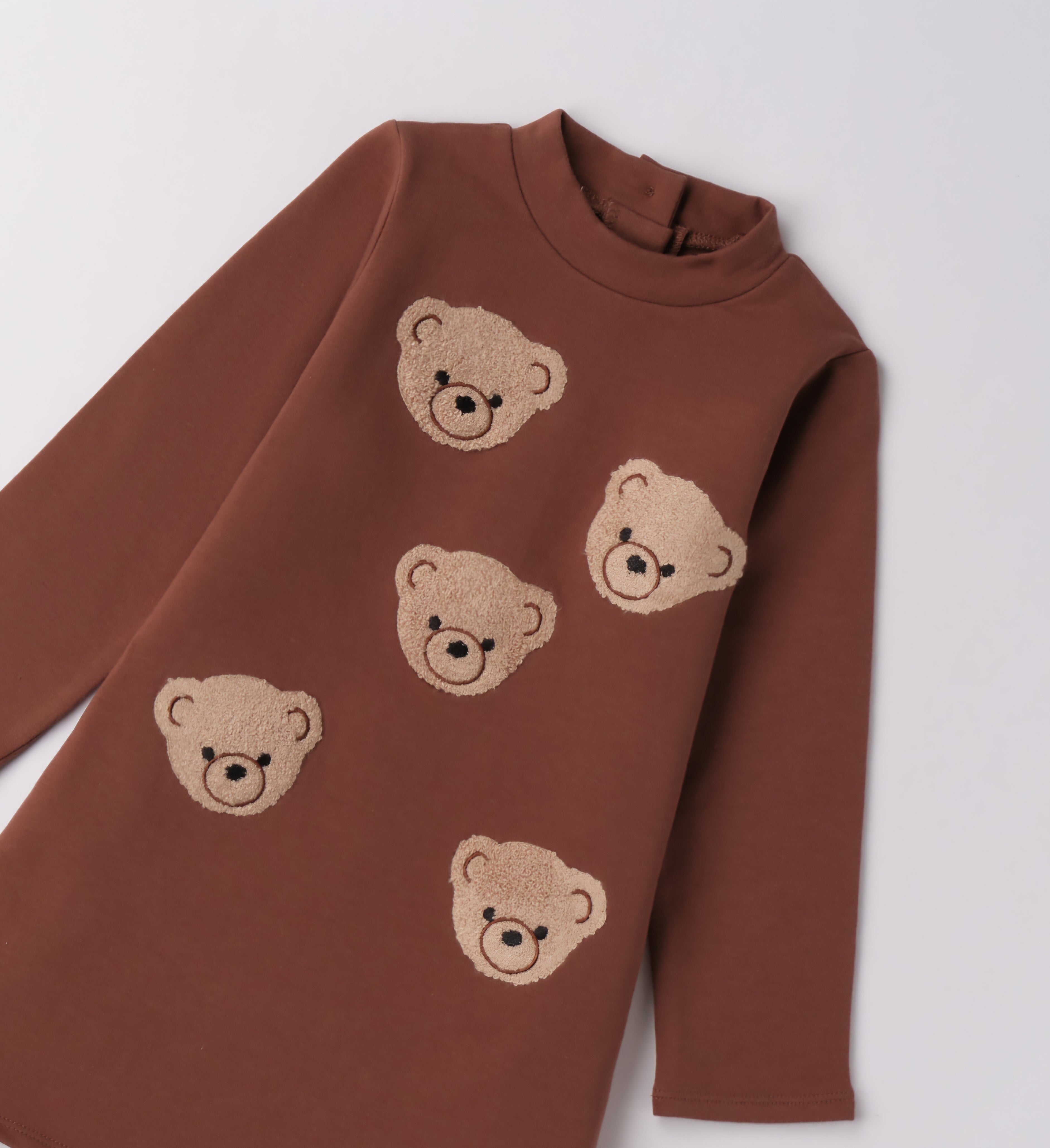 Vestito felpato orsetti ido